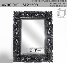 Specchiera rettangolare stile
