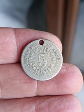 Usa five cent 1866 - five, "shield"