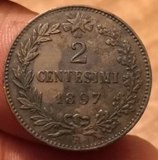 Coin 2 Centesimi 1897, Umberto