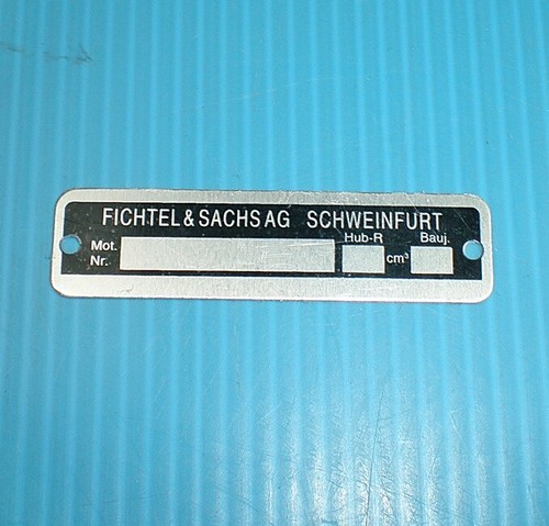 Targa motore hercules sachs - motore,
