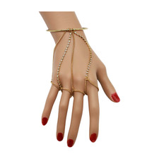 Donna Oro Metallo Polsino