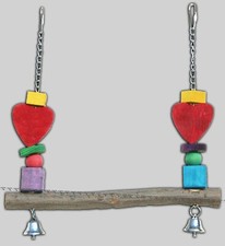 ALTALENA IN LEGNO - Pappagalli Parrocchetto Amazzone Inseparabili Calopsite 