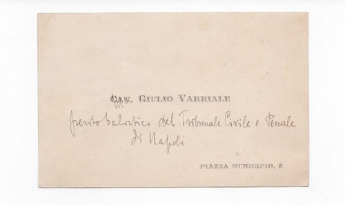 Raro biglietto autografo - biglietto,