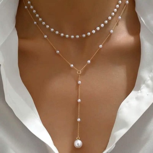 Collana con ciondolo doppio