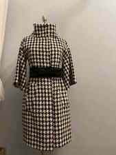 Zara cappotto Audrey pied de poule trapezio a line bell 3/4 sleeves M