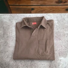 Levis Polo uomo manica lunga taschino frontale retrò inizi 2000 vintage tg. M