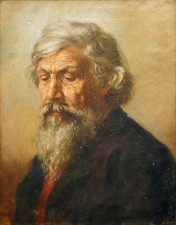 Firenze Reason pittore inglese XIX secolo. Olio su tela firmato.