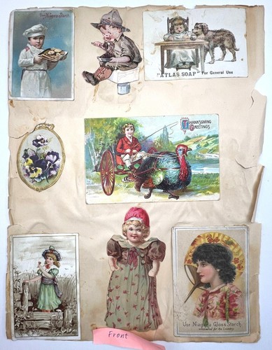 Antica pagina album - , vittoriano
