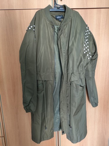 Giubbotto giacca lunga verde