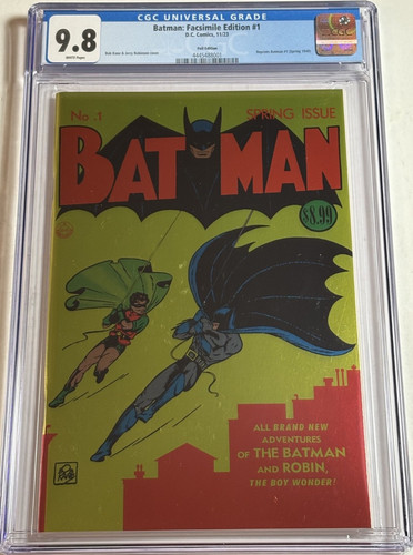 Batman cgc 9 - #1, 9.8
