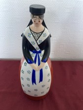 ROBJ  Paris l'alsacienne flacon en porcelaine ceramics porcelain hauteur 23,2 cm