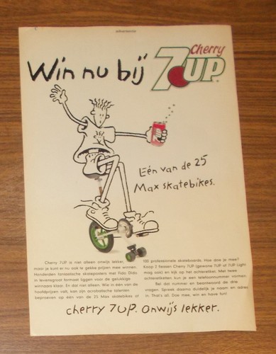 Rara pubblicità cherry - cherry, 7up
