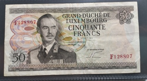 Banconote mondiali lussemburgo - banconote,