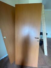 Porte da interno usate, color ciliegio, scorrevoli e a battente, maniglie oro