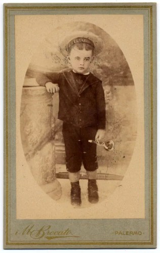Cdv cefalù sicily boy - cdv,