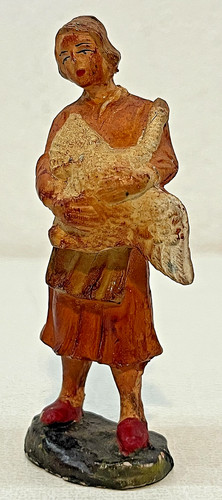 Antico diorama per presepe - presepe,
