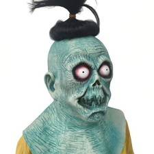 Maschera viso mostro con denti