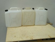 Lotto 3 lattine plastica 20/25 litri varie misure contenitori olio acqua taniche