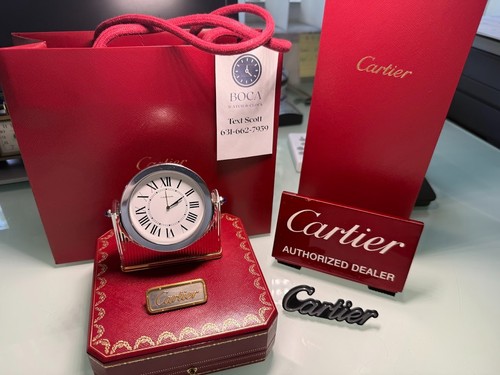 Cartier pendulette ronde - cartier,