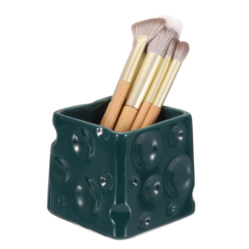 Ceramic makeup brush holder - ceramic,