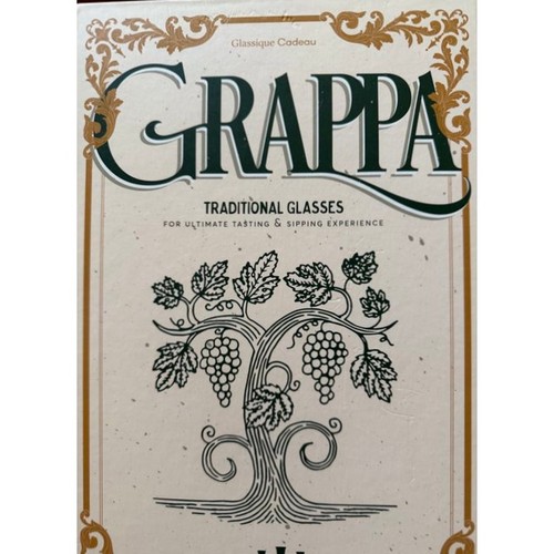 Set grappa bicchieri cristallo - set,