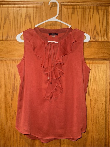 Sleeveless ruffled keyhole tie - ruffled,
