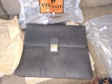 New Visconti Leather Briefcase