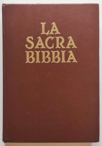 Sacra bibbia edizione - la,