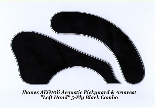 Ibanez aeg10ii left hand blk - left,