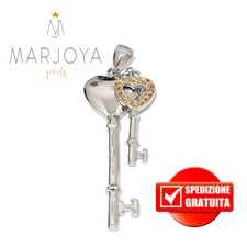 Chiave pendente in argento 925