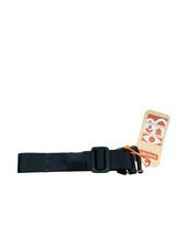 Borsa Labo Mono Cinghia Piatta Lite Nera 25mm Webed 66cm- 115cm Lunghezza Nuova Con Etichette