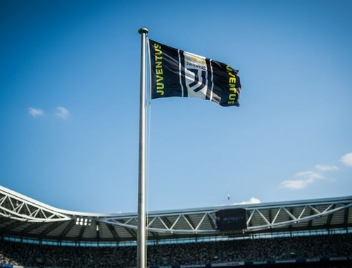 Bandiera calcio juventus 94x66 - bandiera,