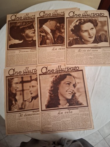 Lotto cine illustrato - cine, anno