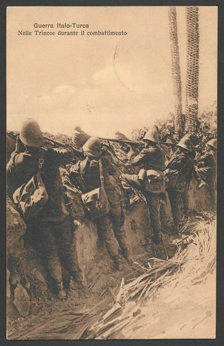 Cartolina guerra italo turca - guerra,
