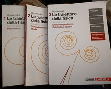 Ugo Amaldi LE TRAIETTORIE DELLA FISICA in 3 volumi 2° ed. Zanichelli 2016