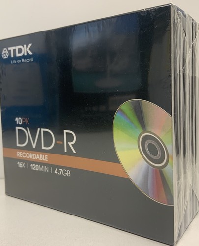 Dvd tdk pezzi - 10, con