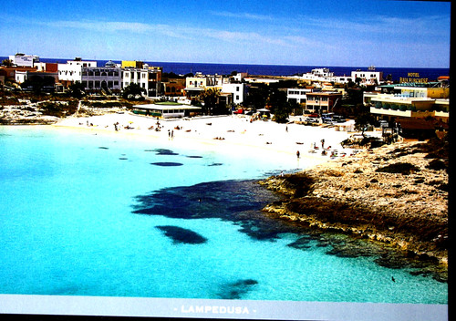 Cartolina lampedusa - cartolina.,
