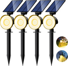 4 Pezzi Faretti Solari a Led