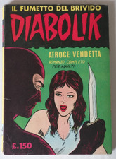 **DIABOLIK NUMERO 4 (I) PRIMA SERIE INGOGLIA** 1 APRILE 1963 OTTIMO STATO !!!