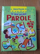 Gioca puzzle LE MIE PRIME PAROLE 4 puzzle da 12 pezzi libro per bambini infanzia
