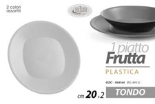 PIATTO FRUTTA TONDO PLASTICA