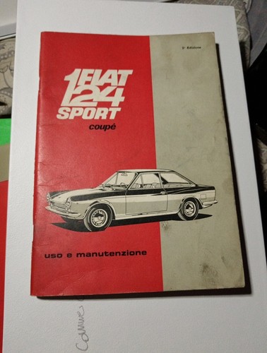 Fiat 124 sport coupé libretto - sport,
