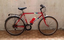 BICICLETTA ATALA DA UOMO ROSSA CON CAMBIO