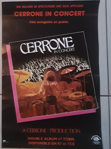 Cerrone concert rare - in,