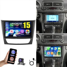 Autoradio 2G+32GB Carplay Android 15 per Mercedes-Benz Classe E CLS W211 W219