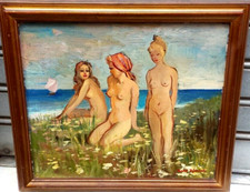 PITTORE - SALVINO SPINNATO 1910 -PALERMO-MONREALE- 'LE TRE BELLEZZE'