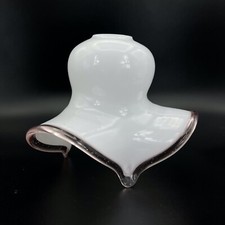 Campana paralume boccia in vetro ricambio per lampadario Vintage Anni 70 80 Rosa