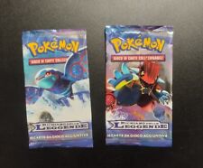 Pokémon TCG - 2x  Richiamo Delle Leggende empty pack - Groudon Kyogre art ITA