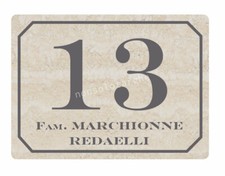 numeri civici in stampa