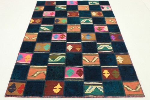 Patchwork vintage raro - , tappeto